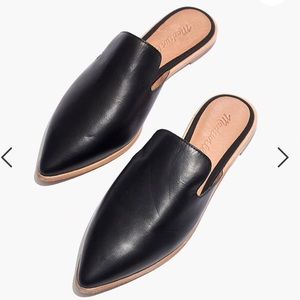 Madewell Gemma Mule Black Leather sz 10